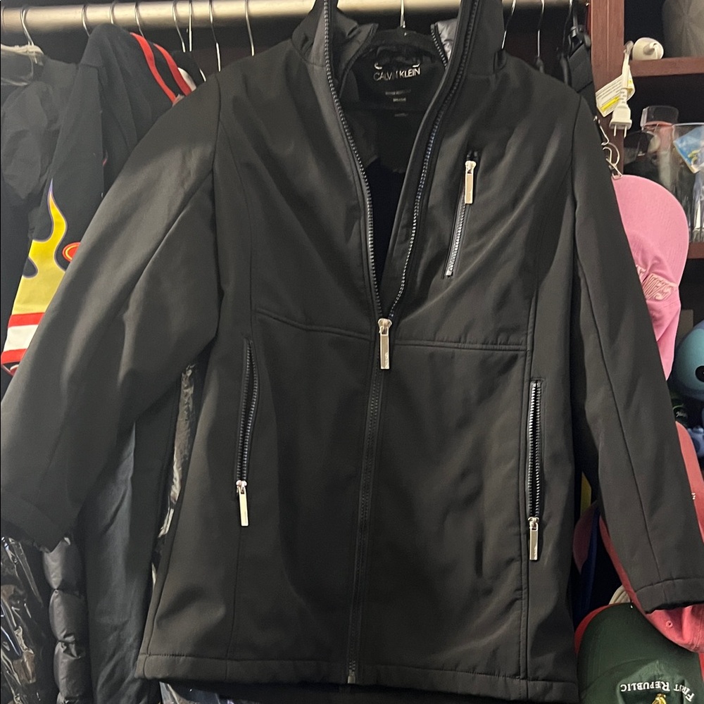 Calvin Klein Black Zip-Up Jacket